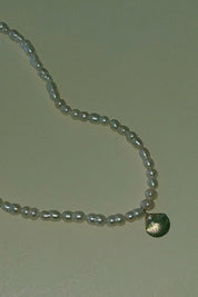 Pearl Shell Out Necklace