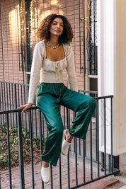 Vert Silky Simple Pant