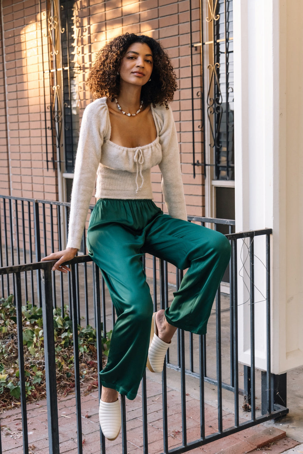 Vert Silky Simple Pant