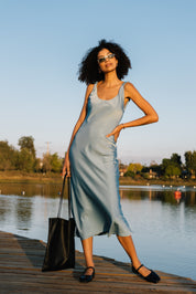 Powder Blue Beatrice Dress