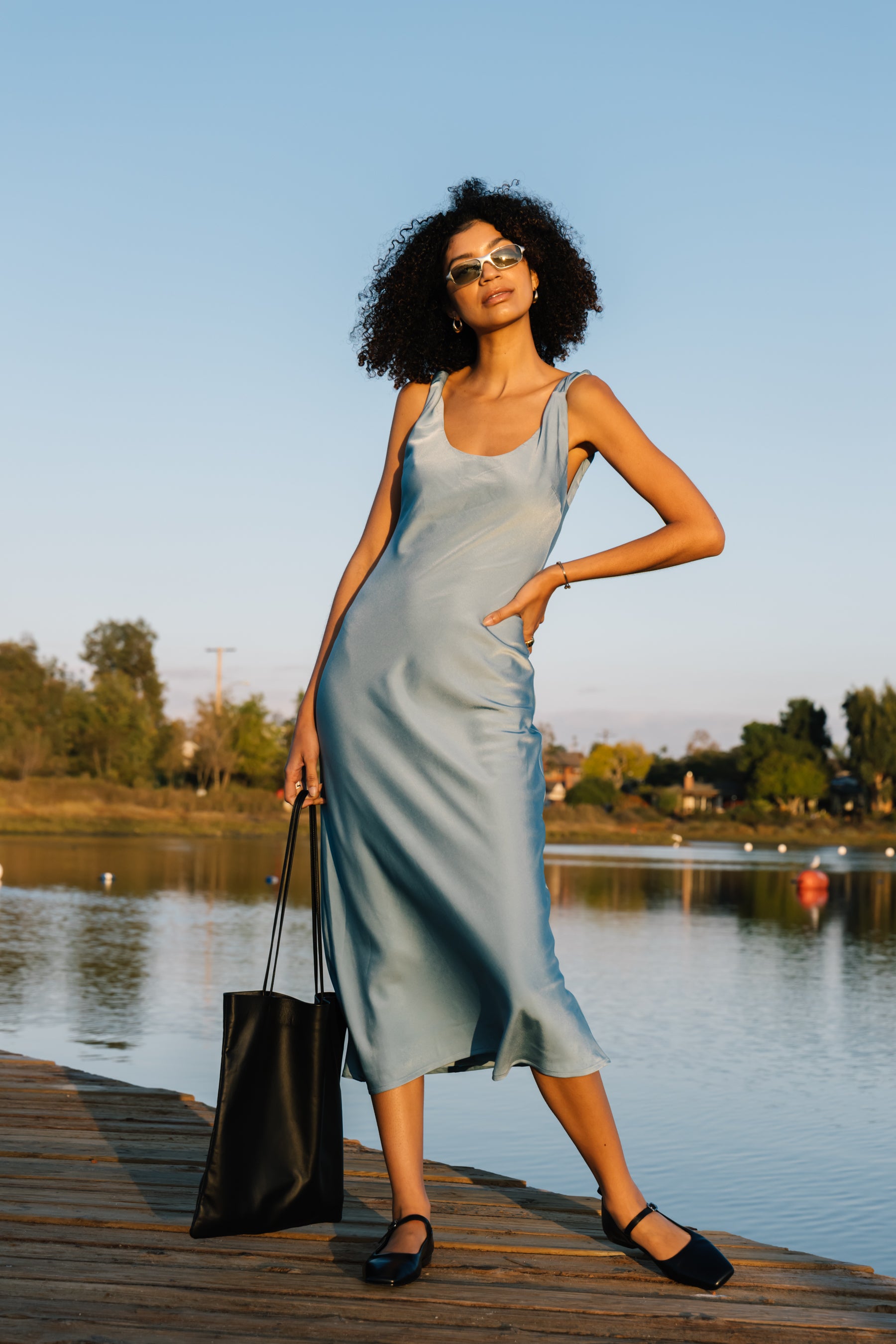 Powder Blue Beatrice Dress