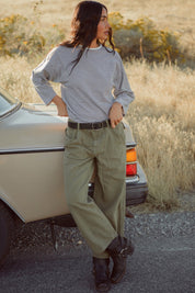 Gray Stripe Billie Shirt