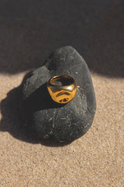 Gold Palm Beach Ring