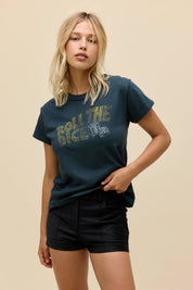 Roll The Dice Reverse GF Tee