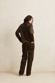 Chocolate Luca Cord Shacket