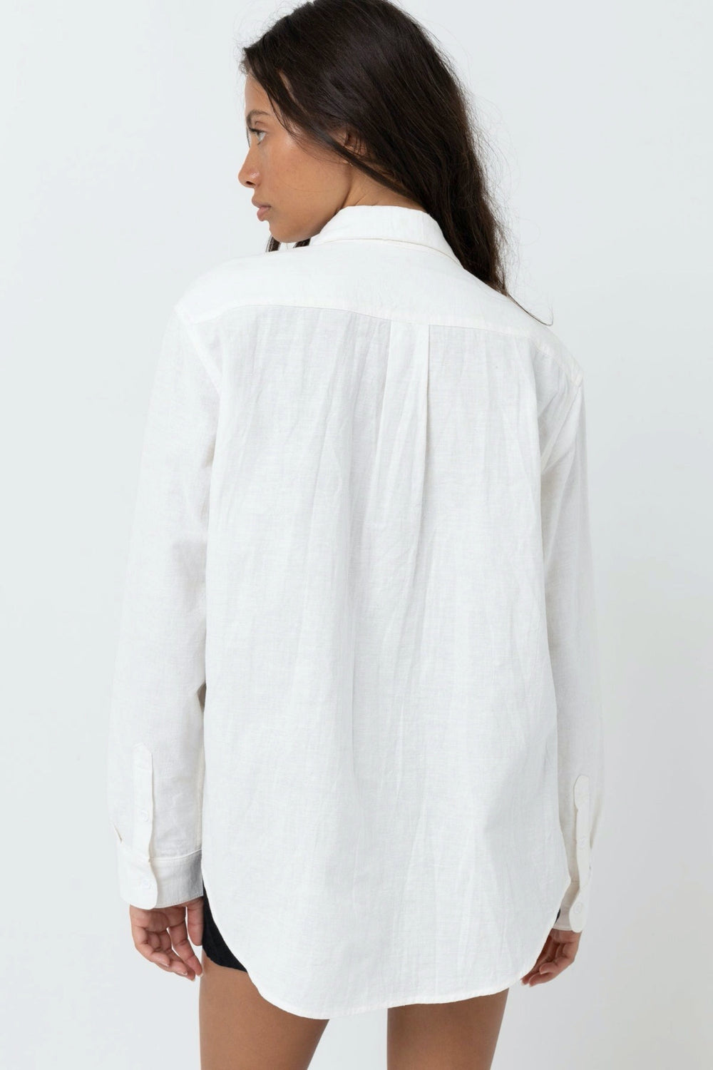 White Classic Long Sleeve Shirt