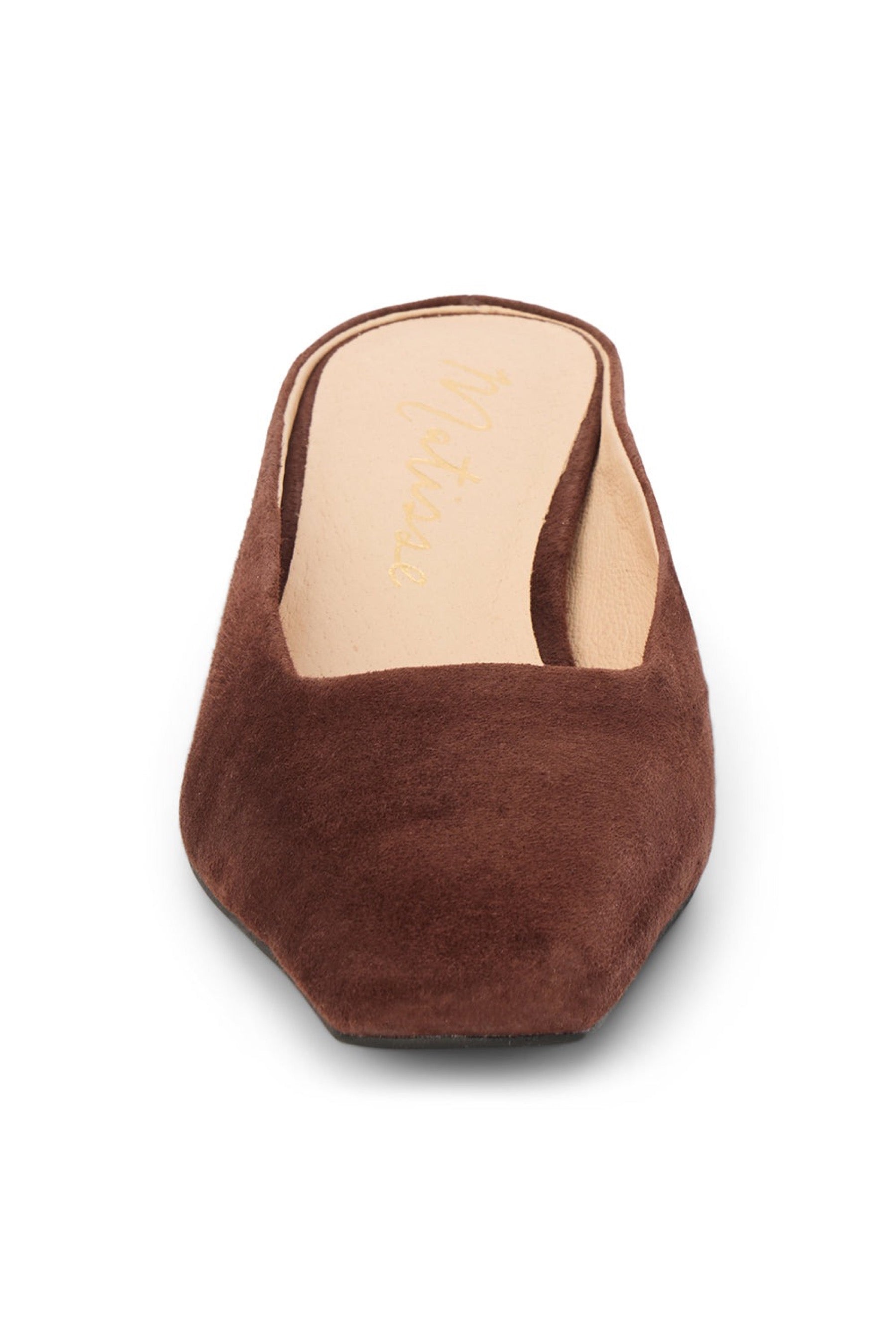 Cappuccino Classy Heeled Mule