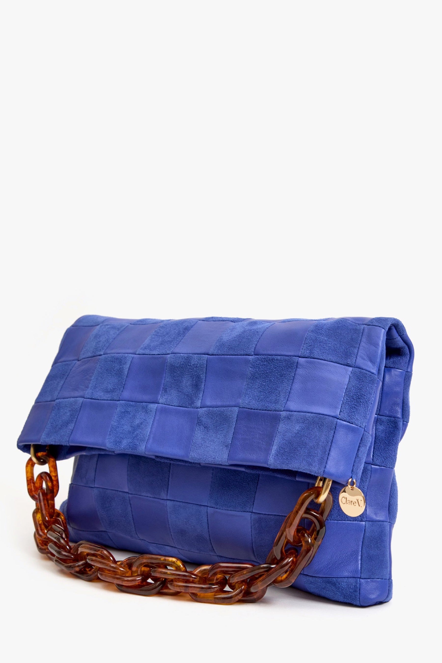 Lagoon Oversize Check Clutch