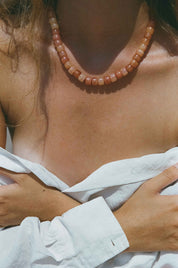 Terracotta Cosmic Necklace