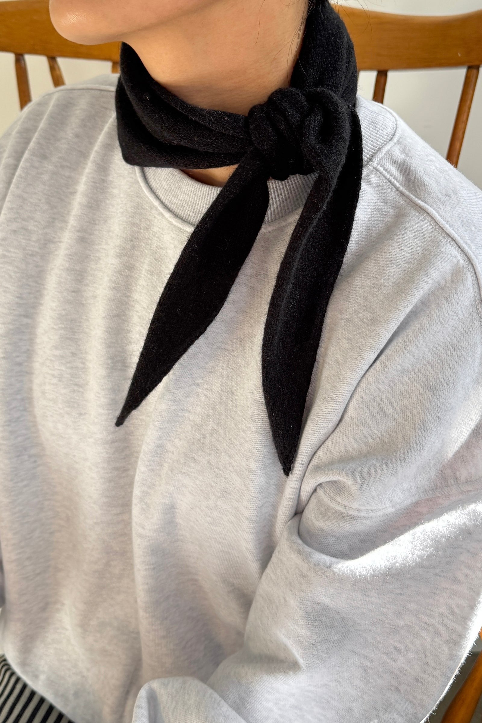 Black Cashmere Bandana