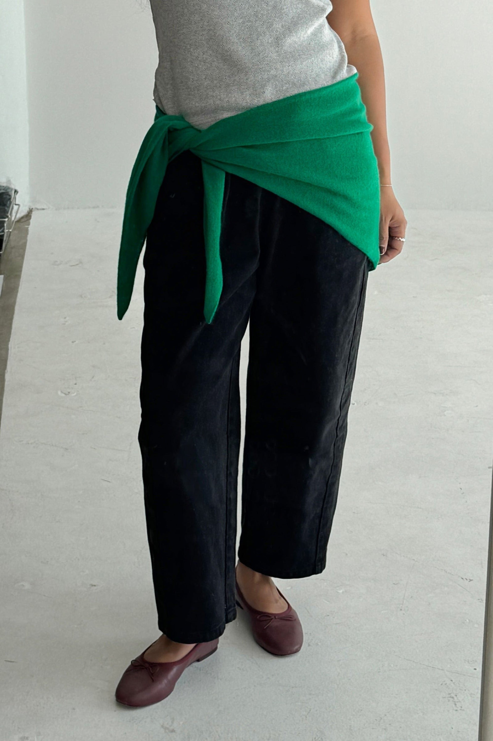 Kelly Green Cashmere Shawl