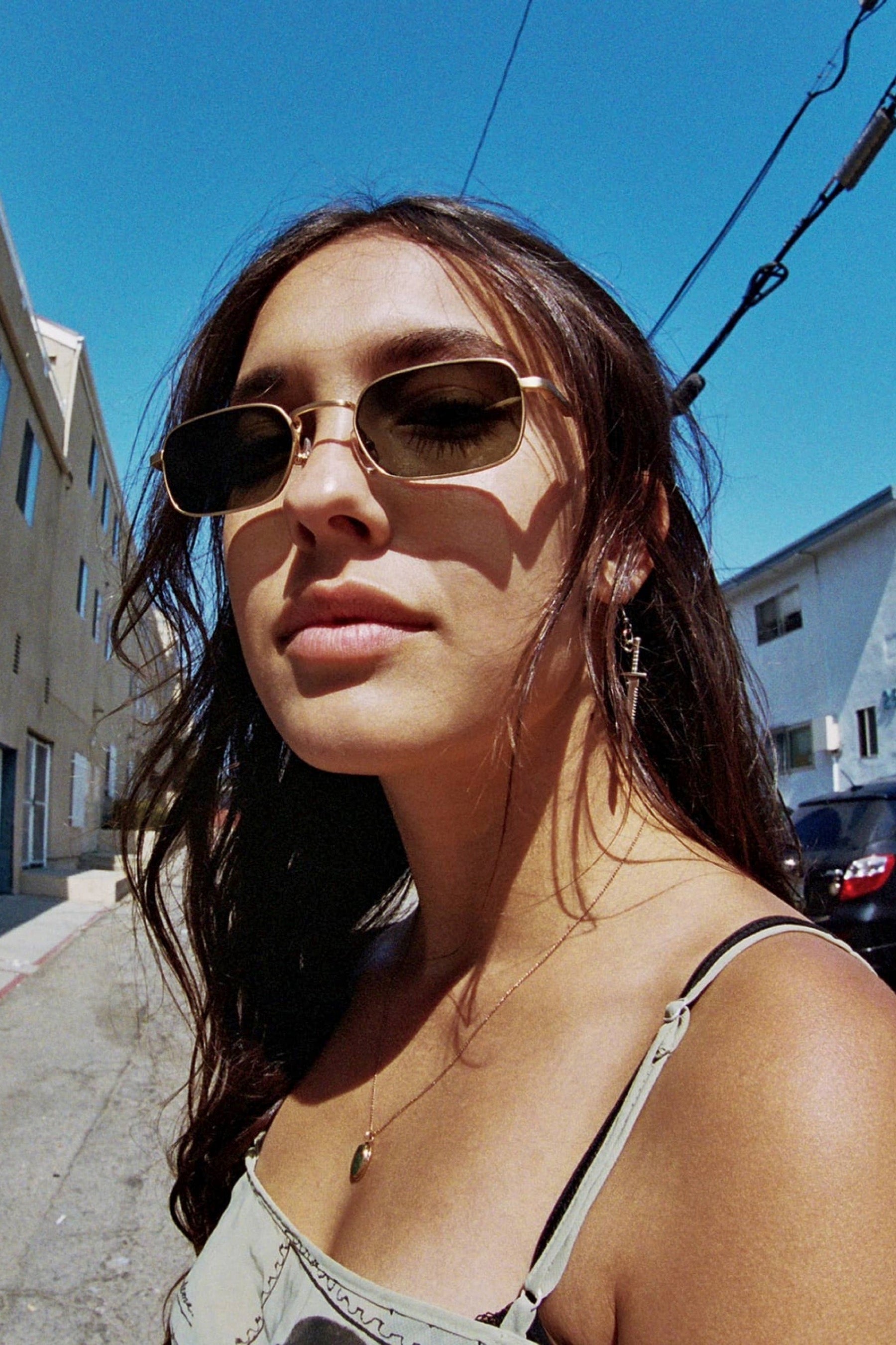 Gold Nu Bloom Sunglasses