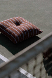 Mocha Lavender Check Amos Pillow