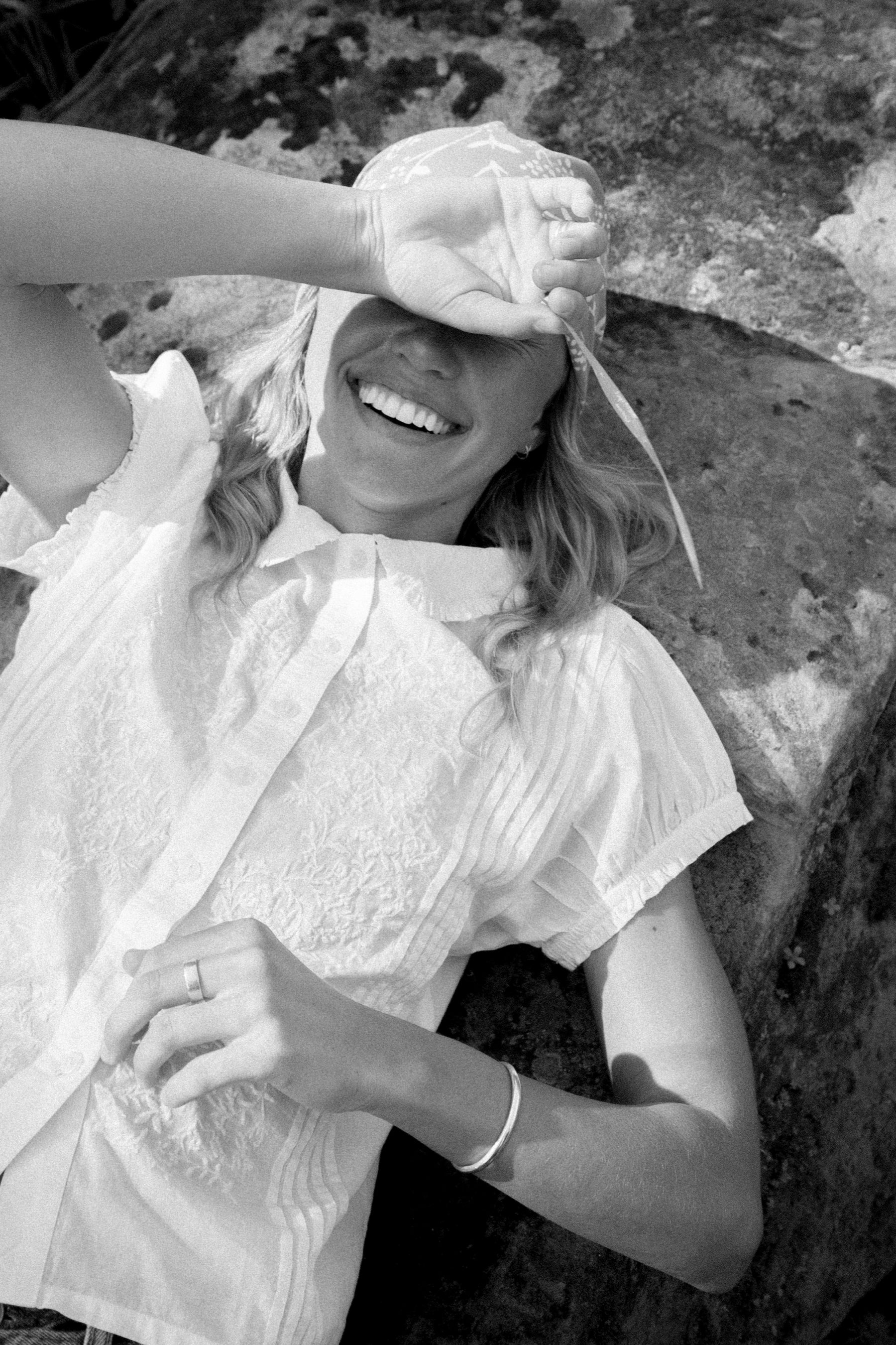 White Ingrid Blouse