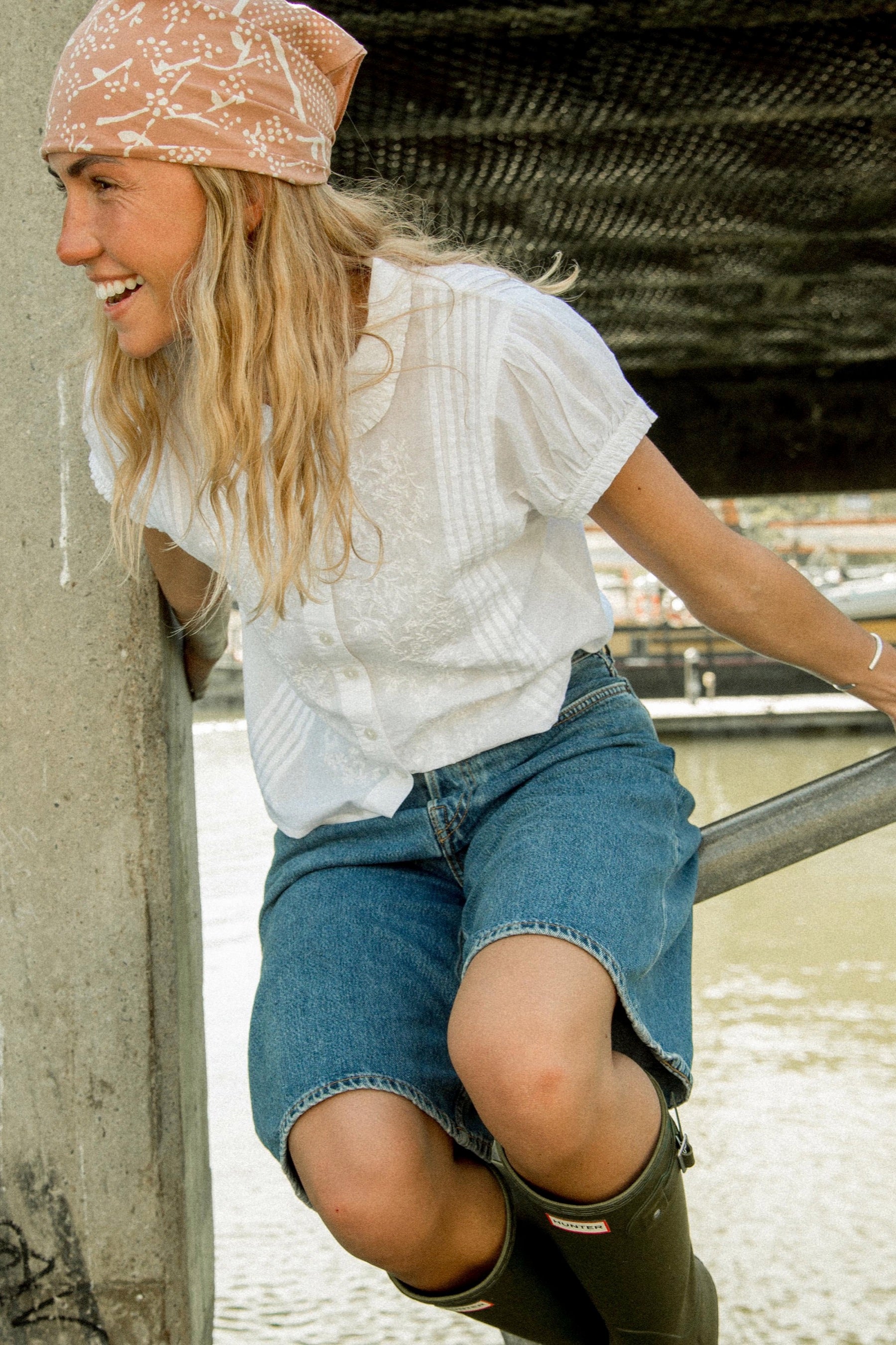 White Ingrid Blouse