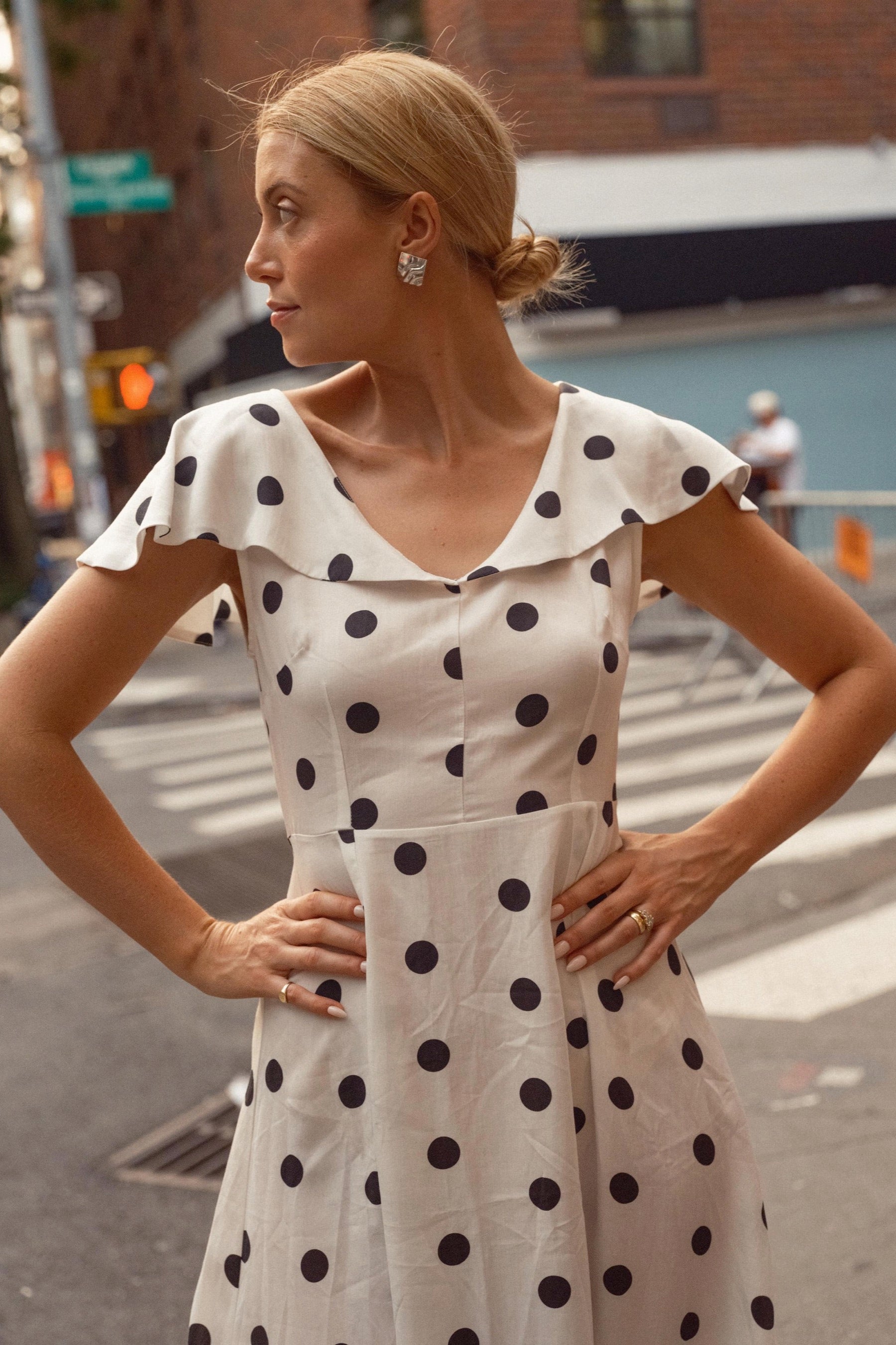 line + dot prism dress Line & Dot Prism Dress in Turquoise