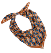 Copper Dolomite Silk Scarf