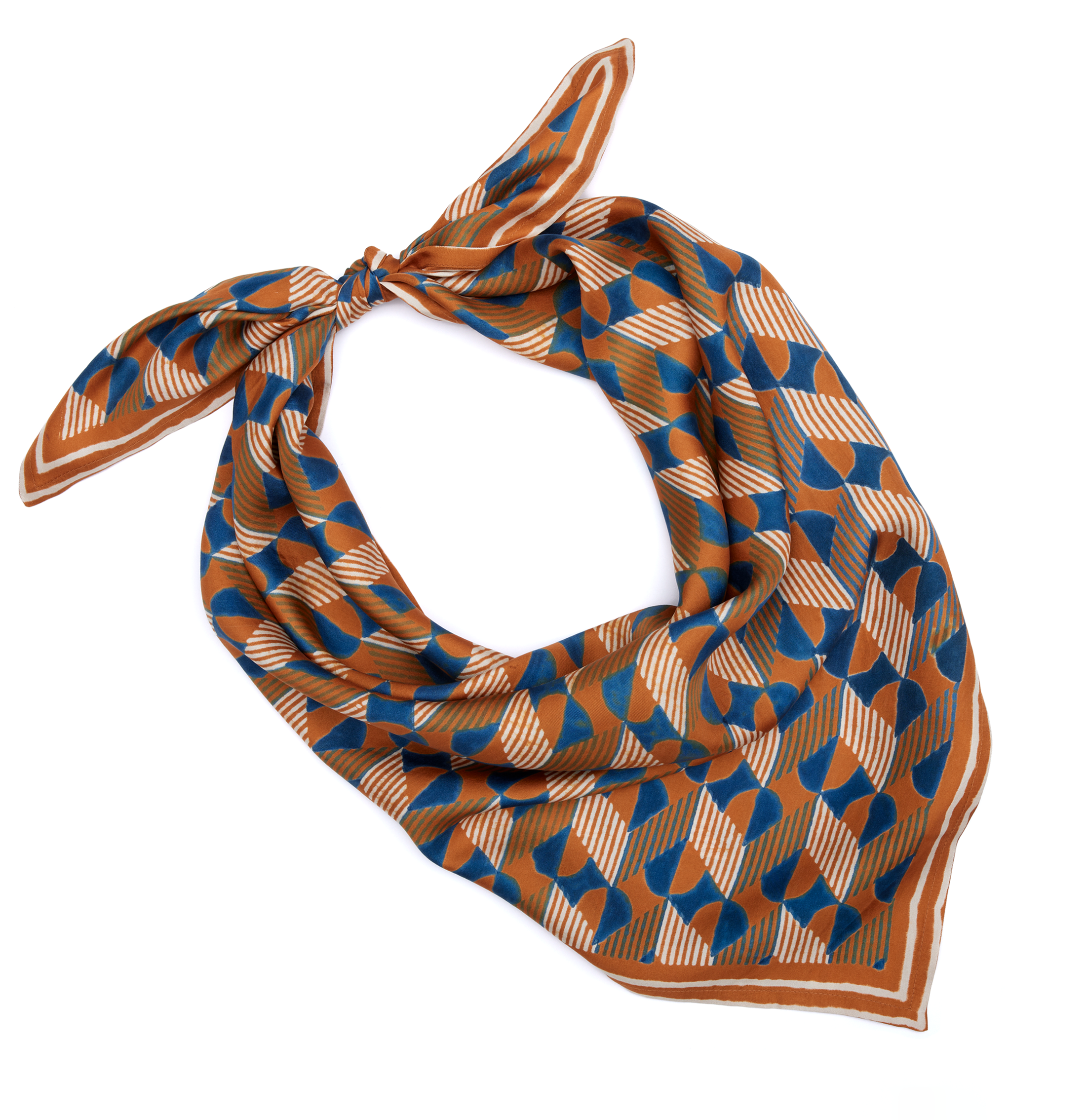 Copper Dolomite Silk Scarf