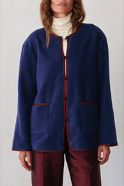 Navy Polar Fleece Jacket