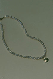 Pearl Shell Out Necklace