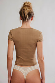 Antique Bronze Wait A Minute Tee