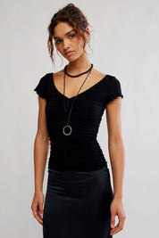 Black Little Extra Tee