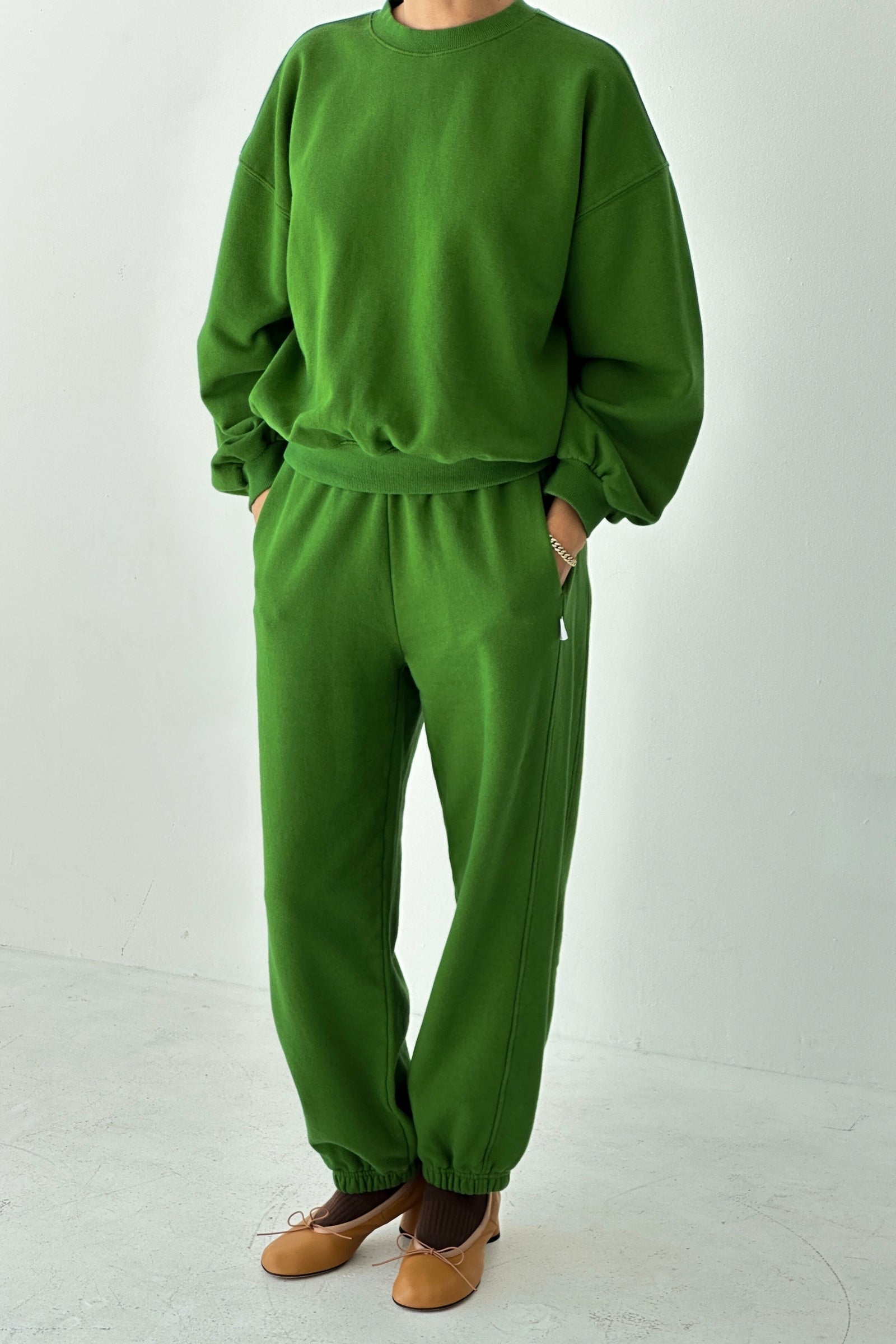 Avocado French Terry Balloon Pant