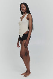 Cloud Mariposa Sleeveless Wrap Top