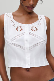 White Ever Cotton Blouse