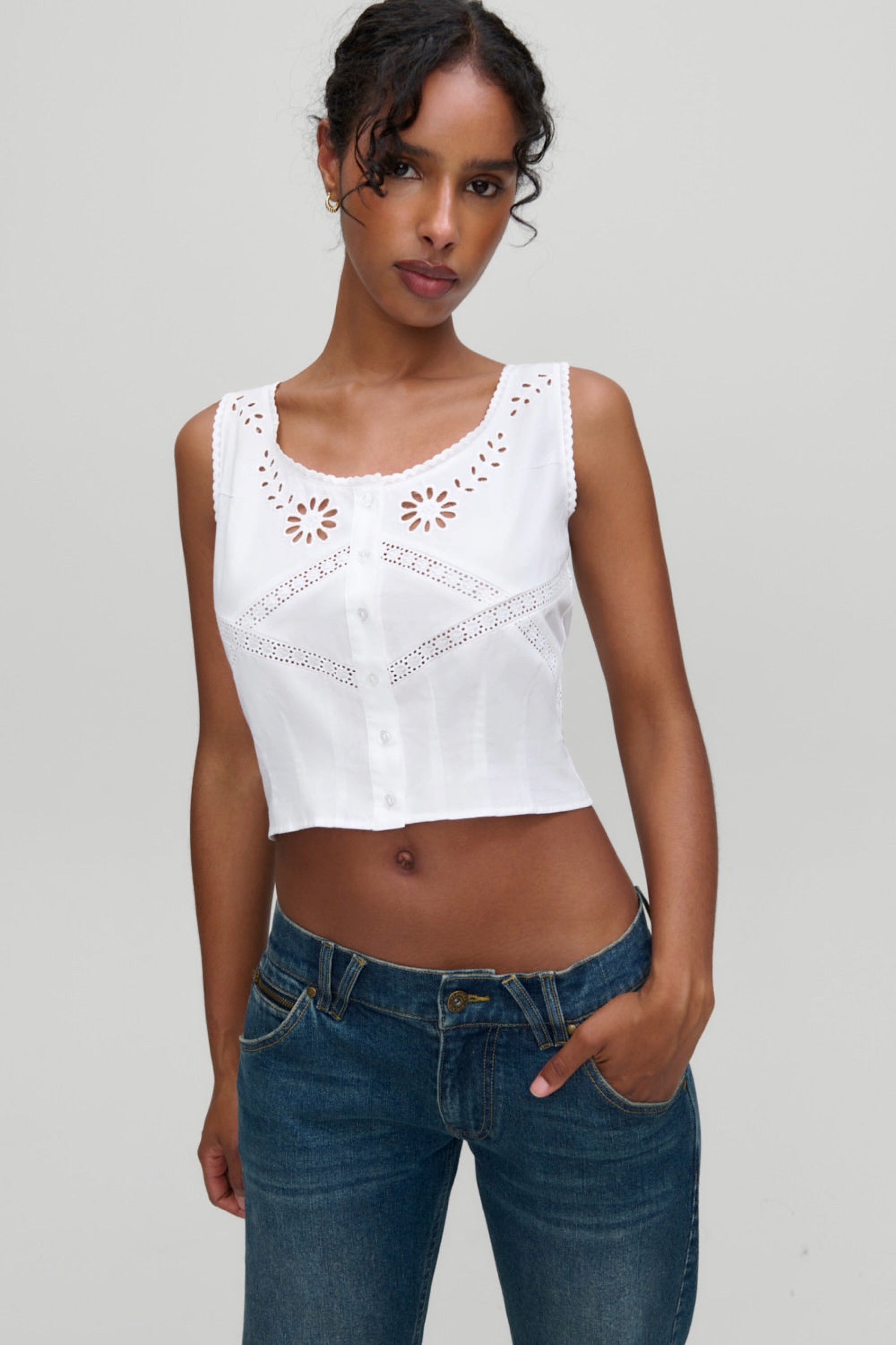 White Ever Cotton Blouse