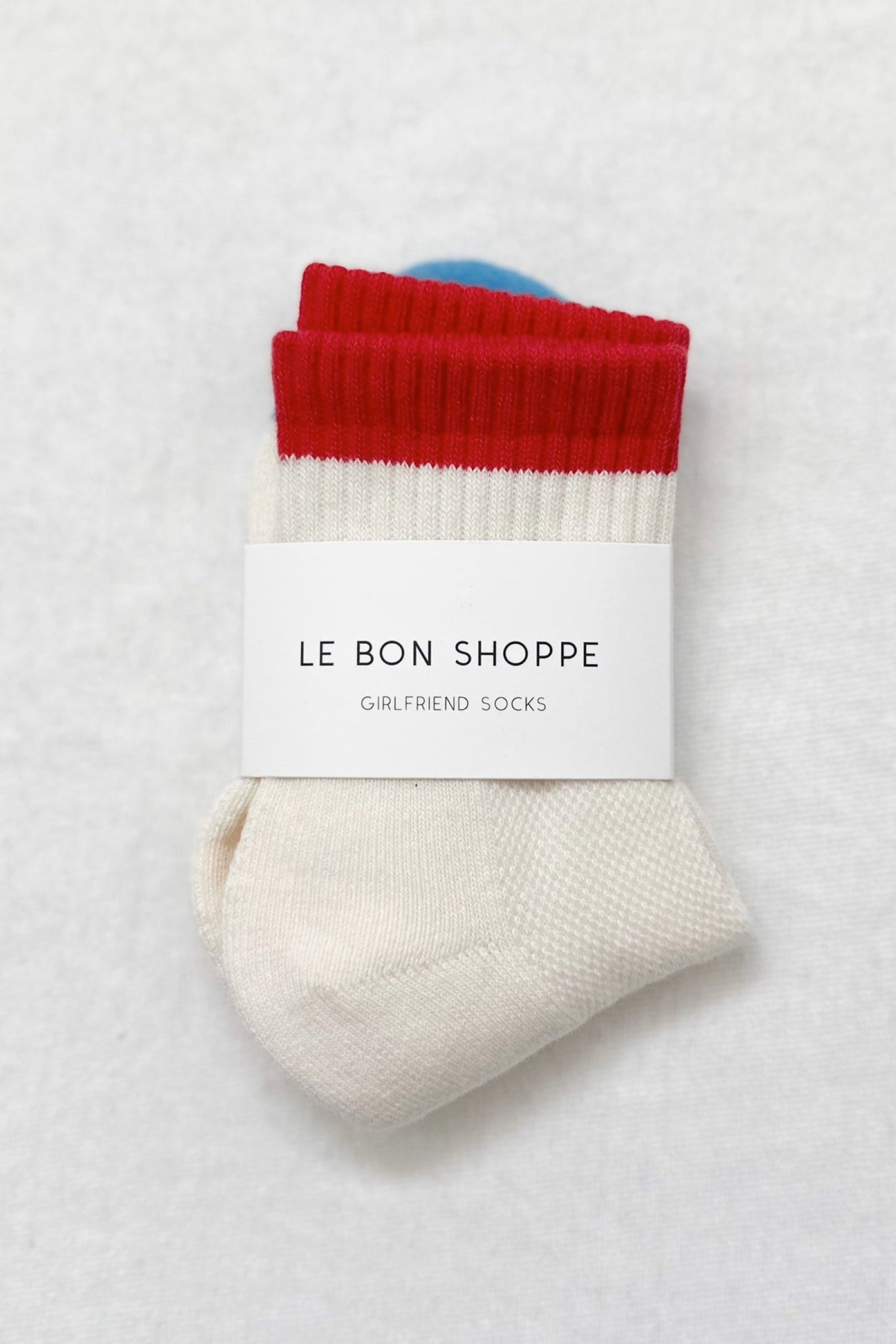 Blue Red Color Block Girlfriend Socks – Prism Boutique