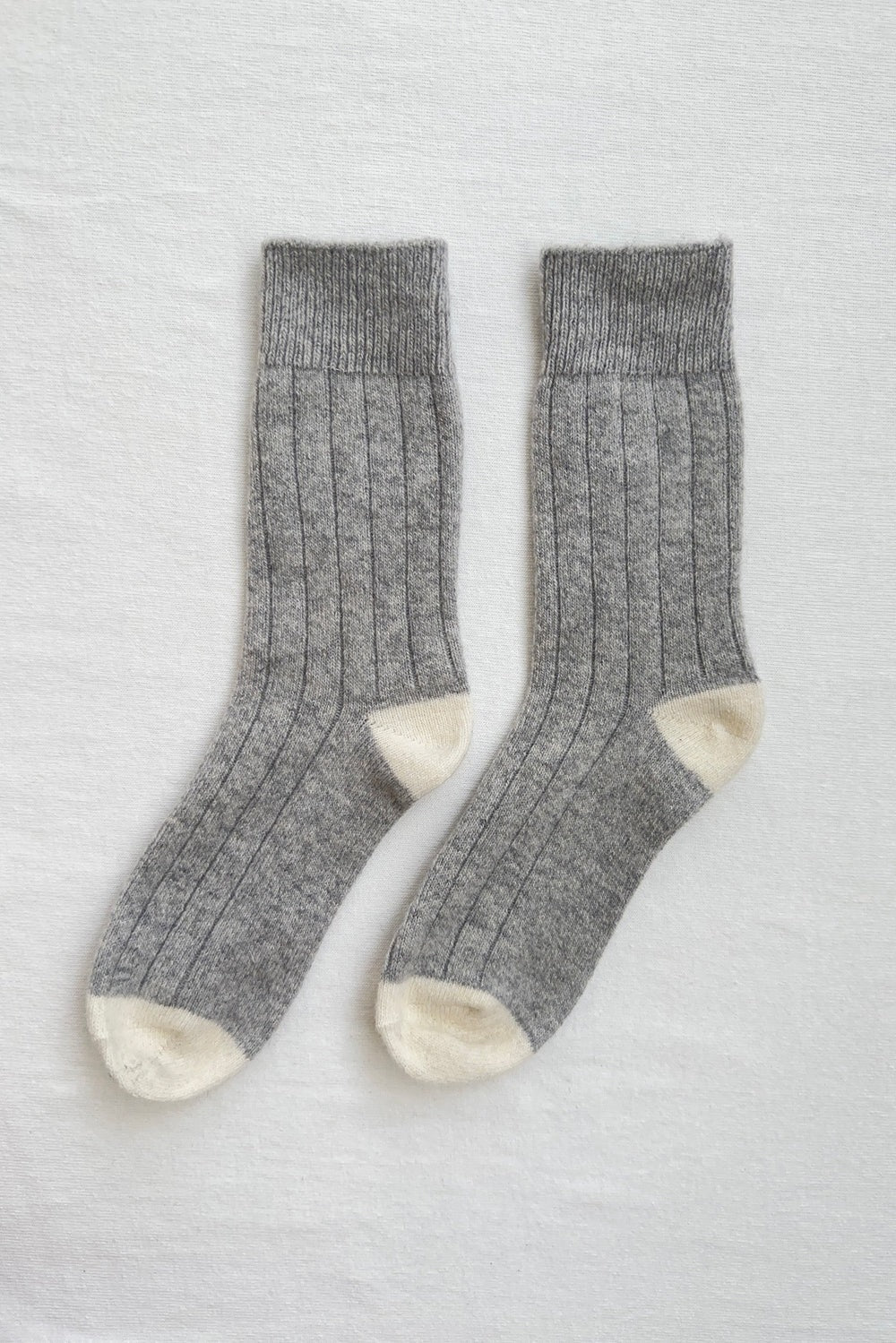 Grey Classic Cashmere Socks
