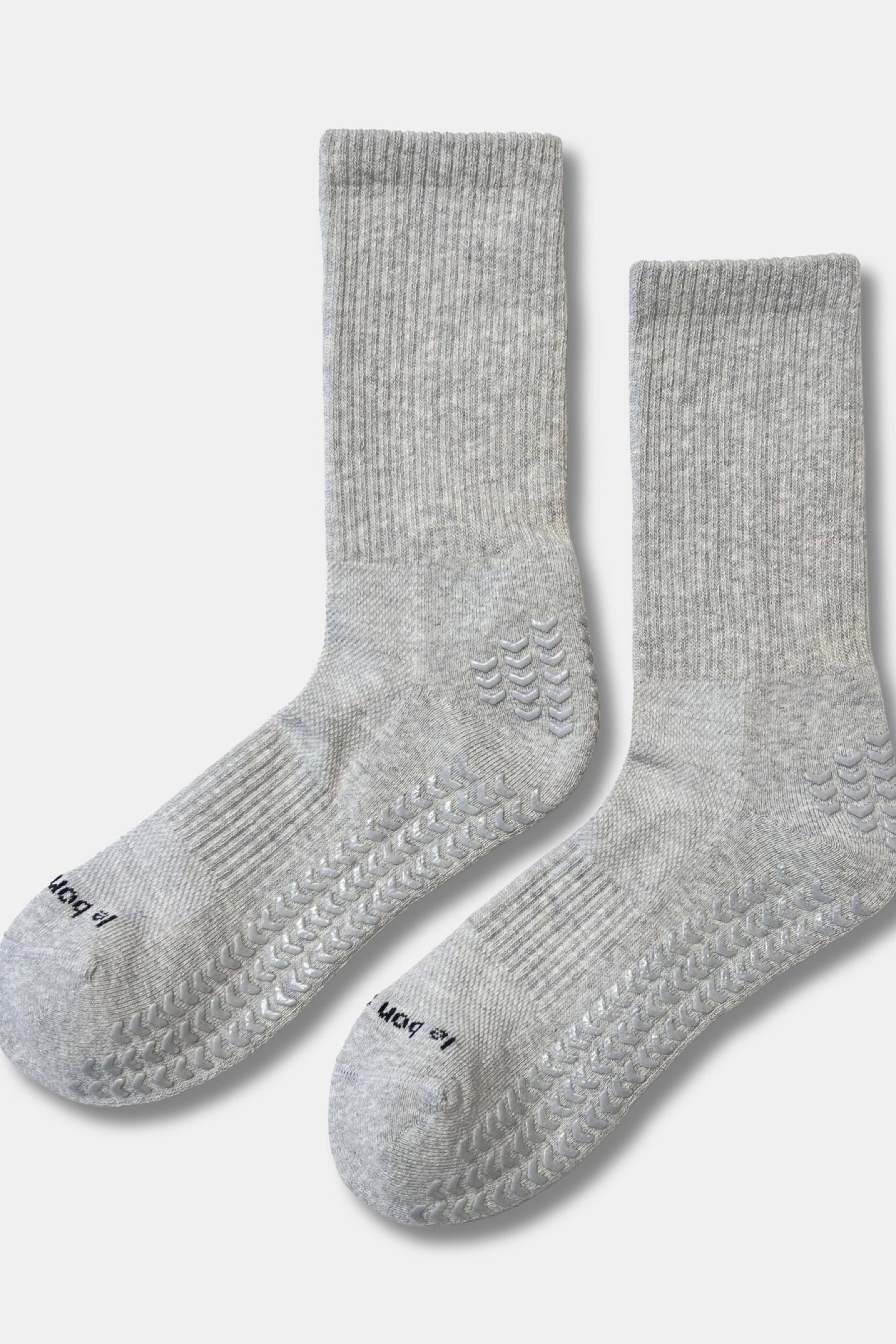 Grey Grip Gym Socks