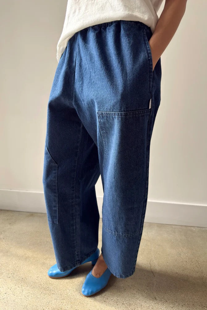 Blue Denim Gardeners Pants