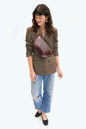 Bordeaux Croco Grande Fanny