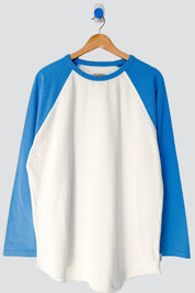 Blue Heavy Cotton Raglan