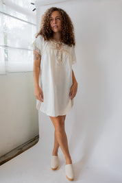 Ivory Ilise Lace Slip Dress