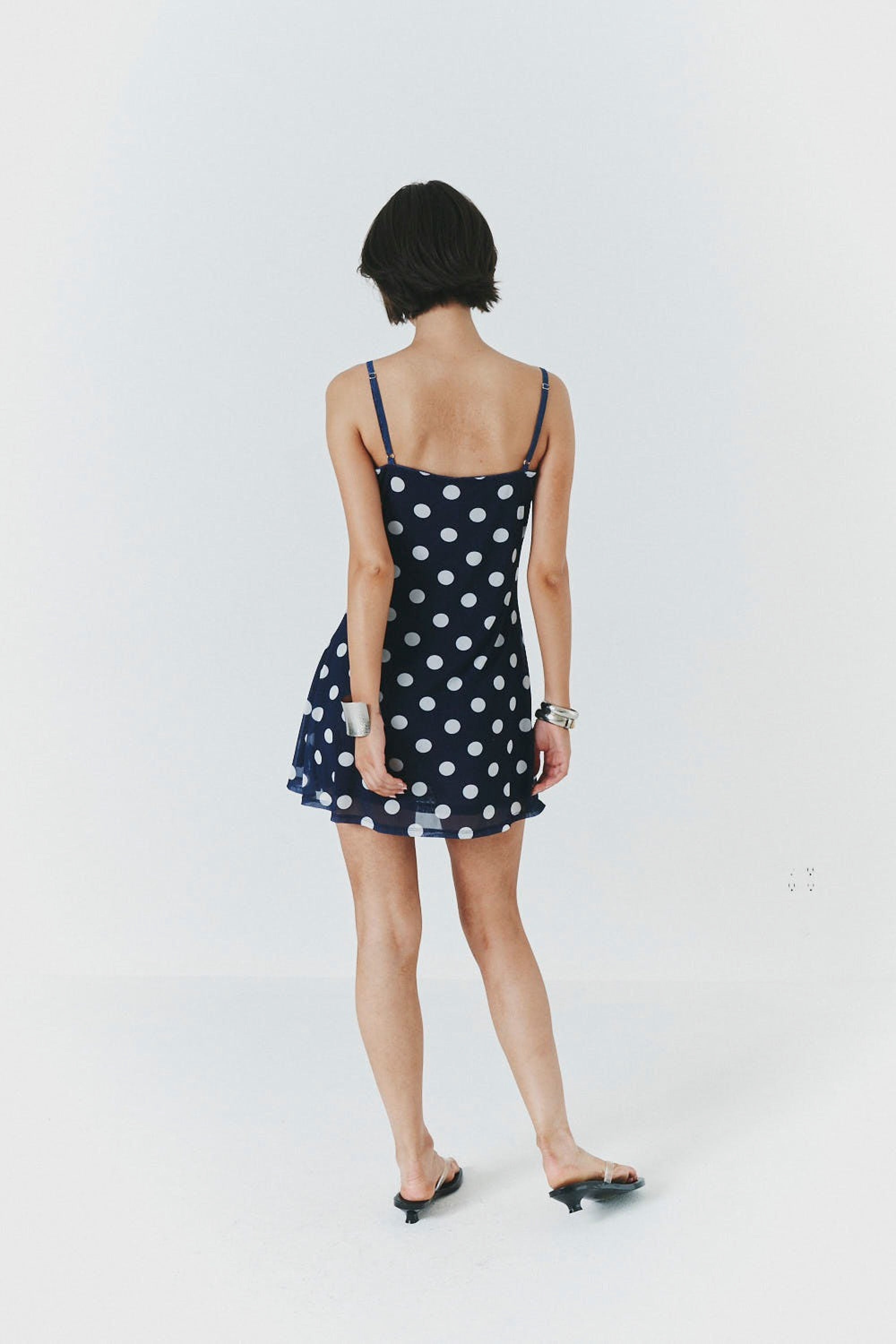 Sailor Polka Dot Mini Dress