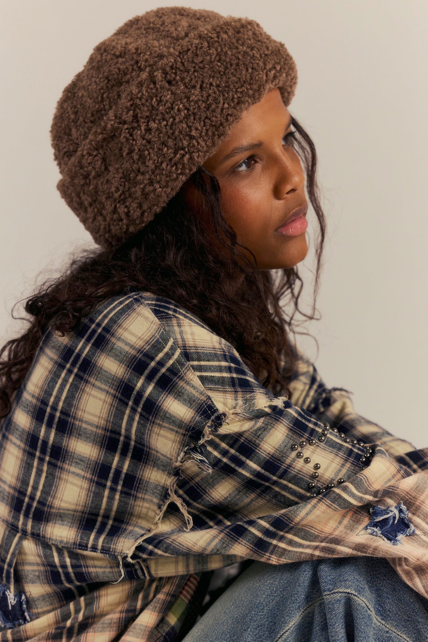 Chocolate Oh So Cozy Fisherman Hat