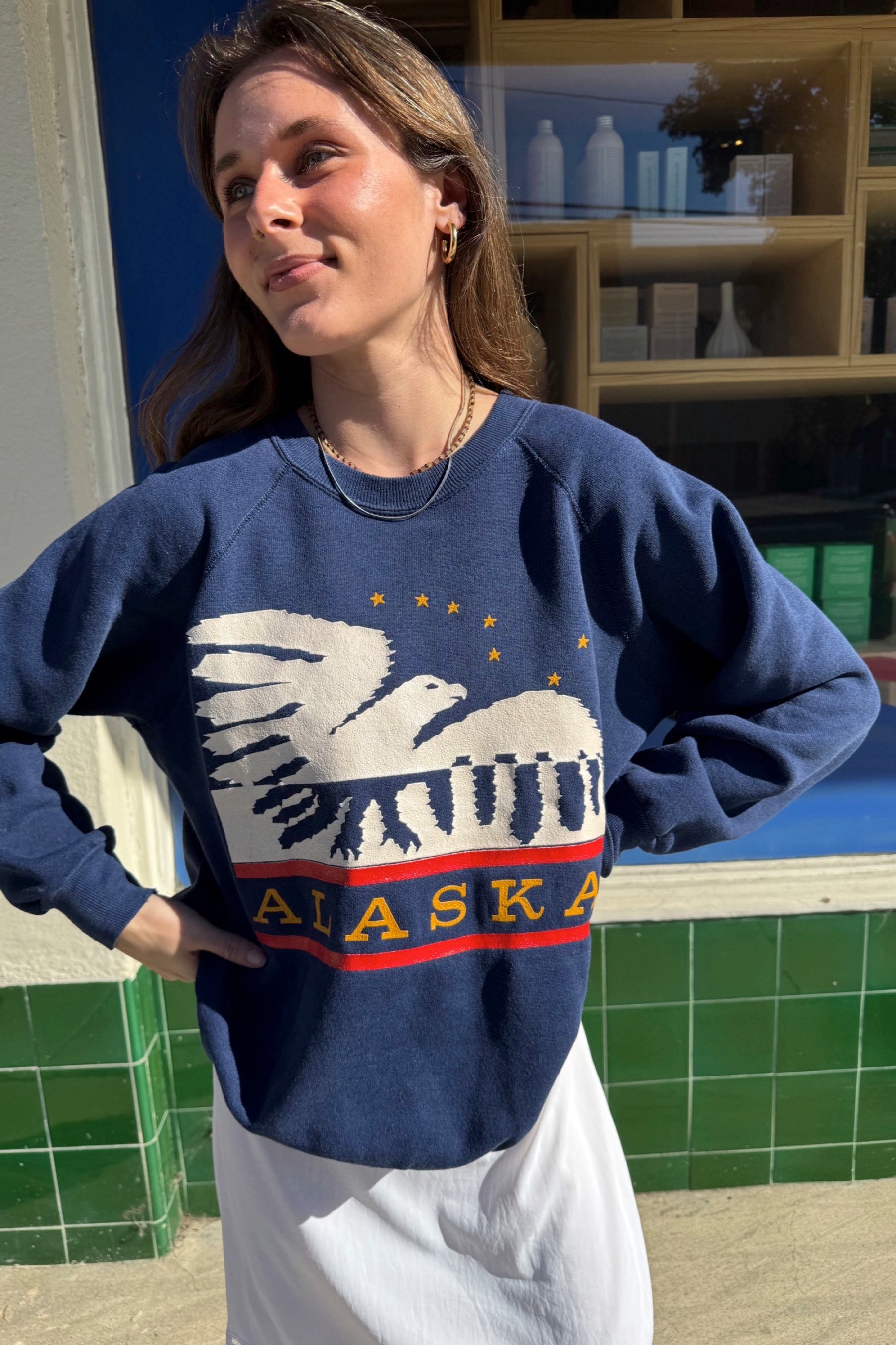 Navy Alaska Sweatshirt