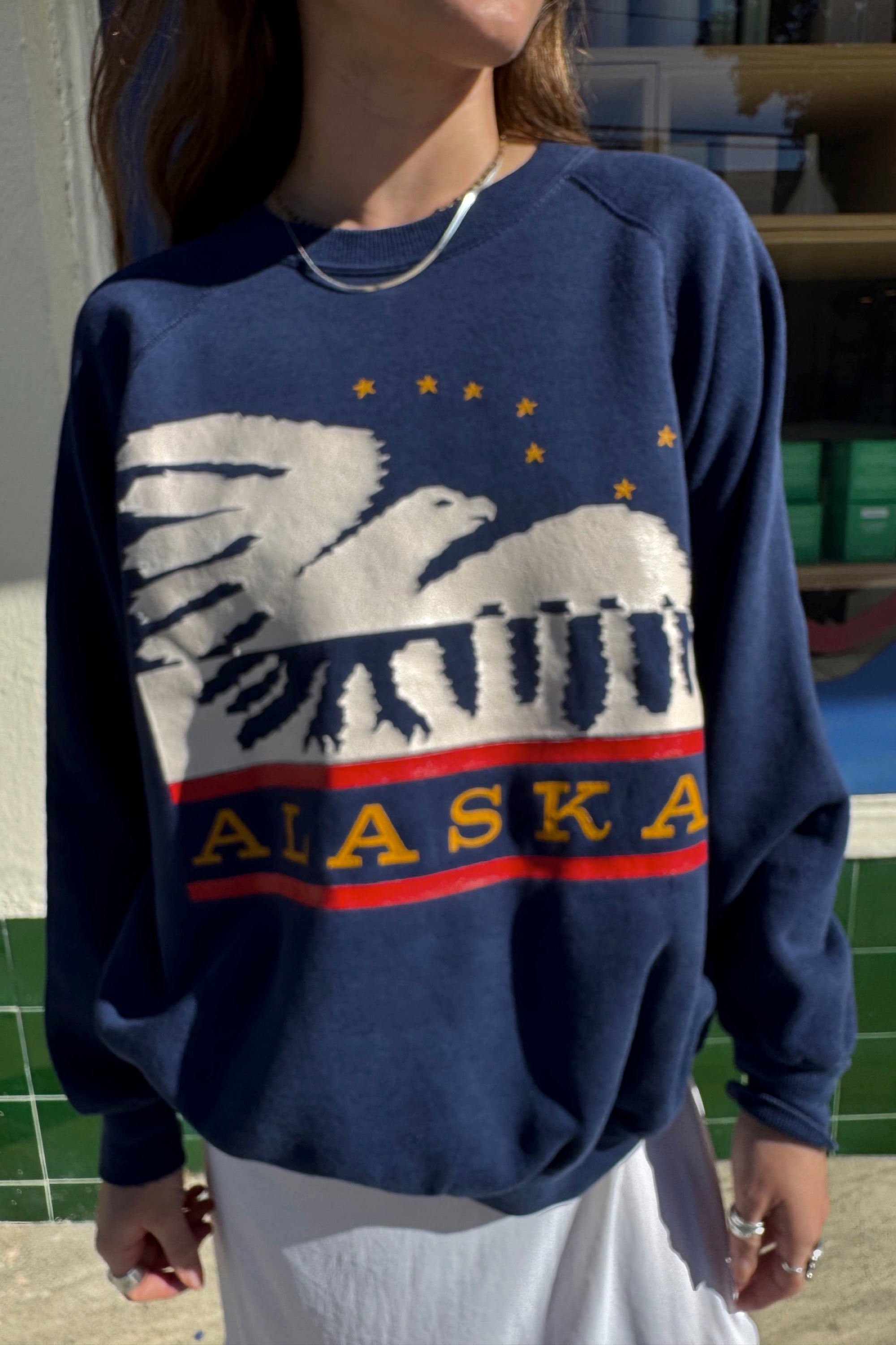 Navy Alaska Sweatshirt