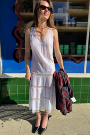 White Lace Sana Slip Dress