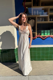 Ivory Lily of France Slip Dress