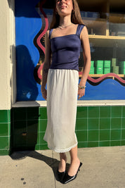 Creme Warner's Slip Skirt