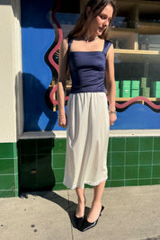 Creme Warner's Slip Skirt