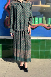 Green Pierre Cardin Skirt