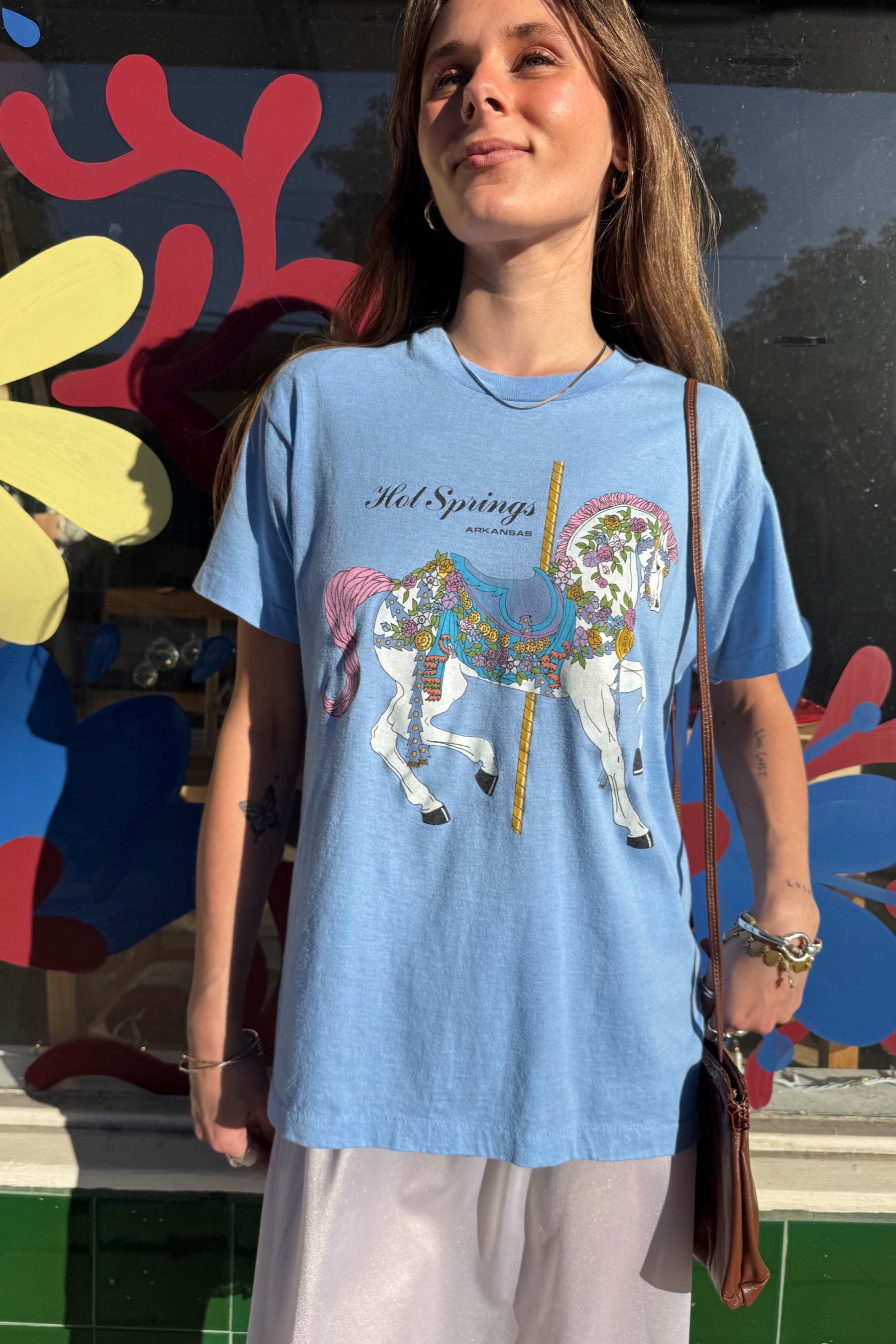 Baby Blue Hot Springs Tee