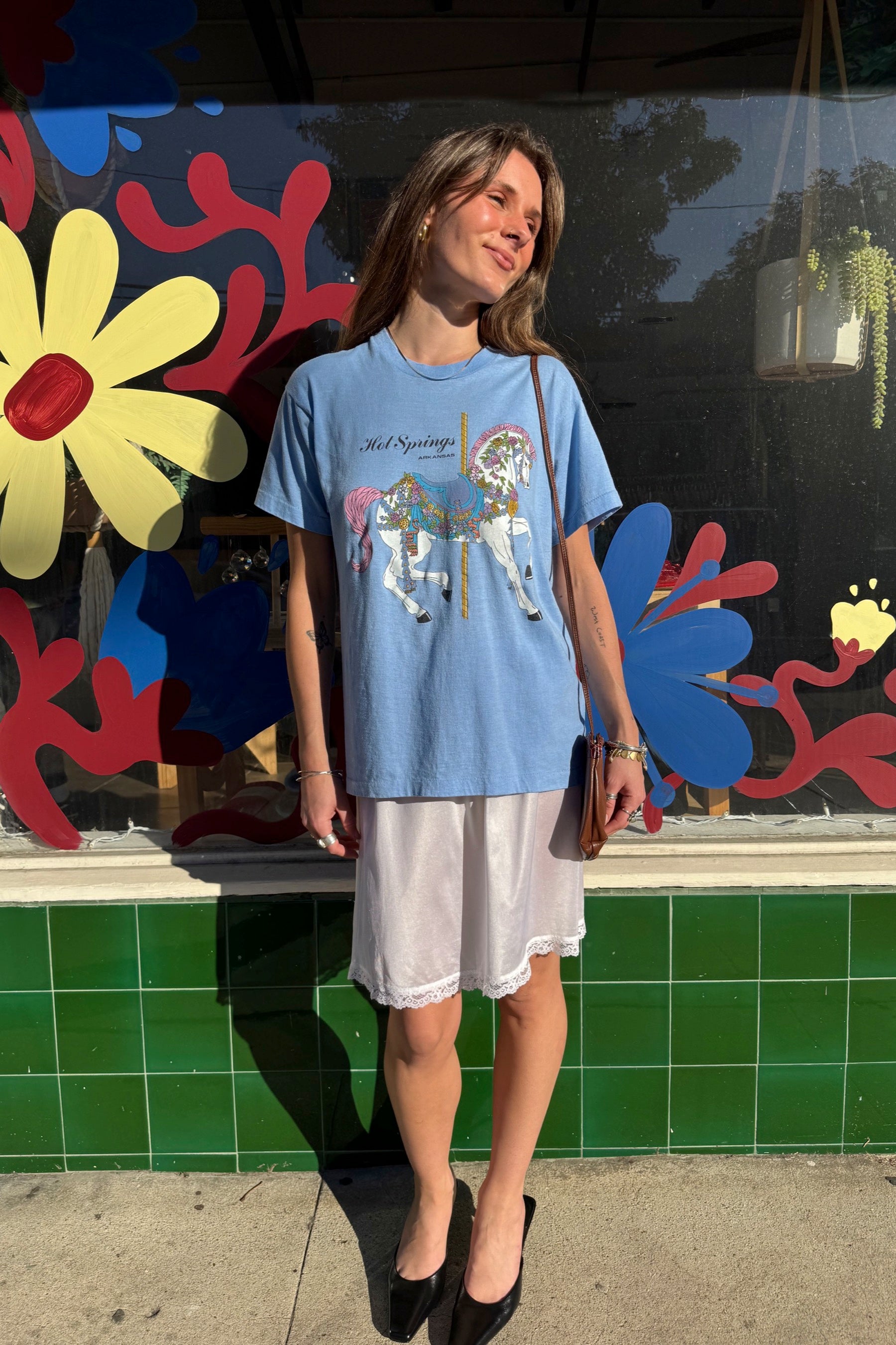 Baby Blue Hot Springs Tee