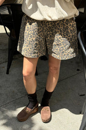 Leopard City Shorts