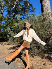 Cream Deena Cardigan